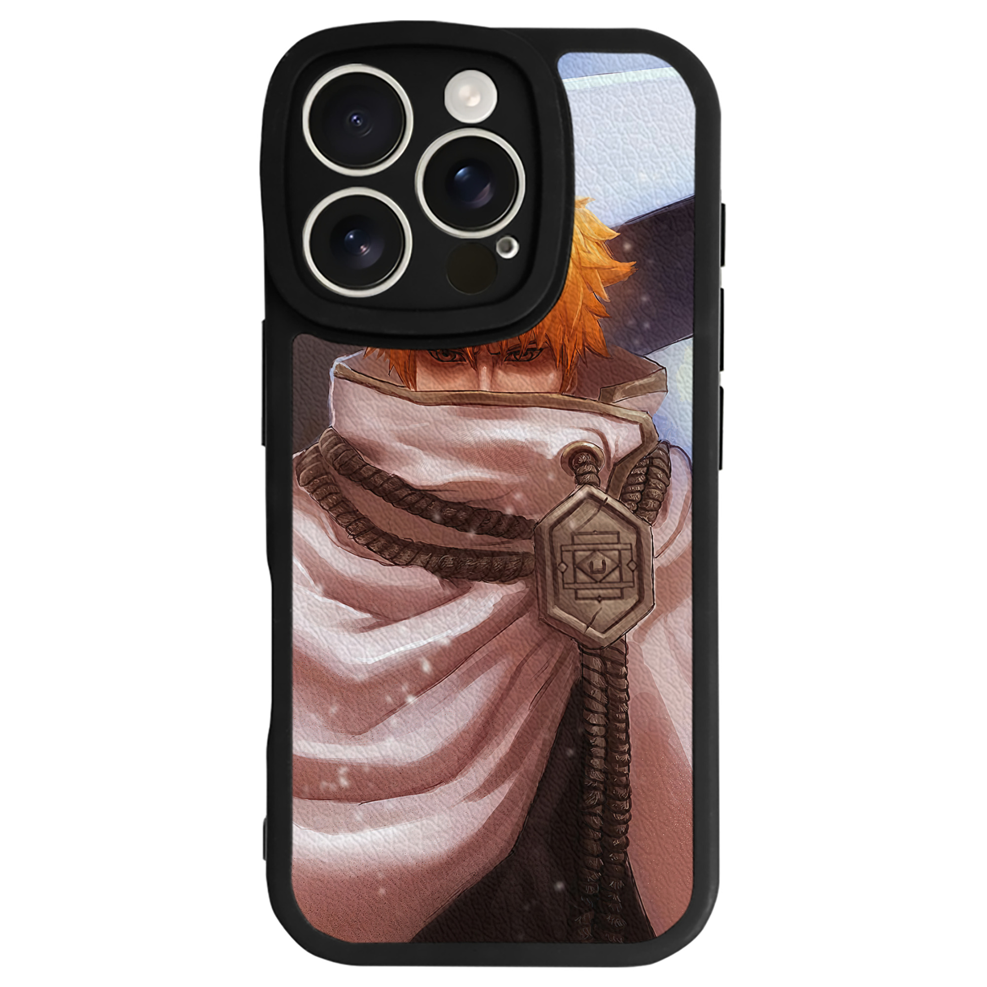 （画像用） ブリーチ BLEACH 【iPhone 16シリーズ対応】シリコンスマホケース（レザー調） 材質：シリコン